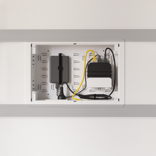 In-Wall Media Box APM13-01 Seamlessly conceals and organizes media devices and power in-wall for a sleek and flush look from china(chinese)