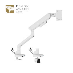 ELITE Mechanical Spring Monitor Arm with USB-A & USB-C Ports