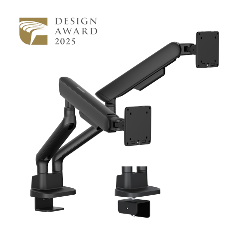 ELITE Dual-Screen Mechanical Spring Monitor Arm LDT118-C024 Leads the modernity by appearance and functionality. from china(chinese)