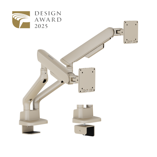 ELITE Dual-Screen Mechanical Spring Monitor Arm LDT118-C024 Leads the modernity by appearance and functionality. from china(chinese)