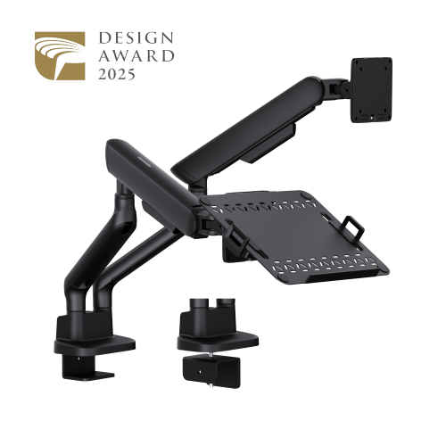 ELITE Mechanical Spring Monitor Arm with Laptop Holder LDT118-C024ML Leads the modernity by appearance and functionality. from china(chinese)