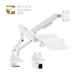 ELITE Mechanical Spring Monitor Arm with Laptop Holder