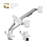 ELITE Dual-Screen Mechanical Spring Monitor Arm with USB-A & USB-C Ports