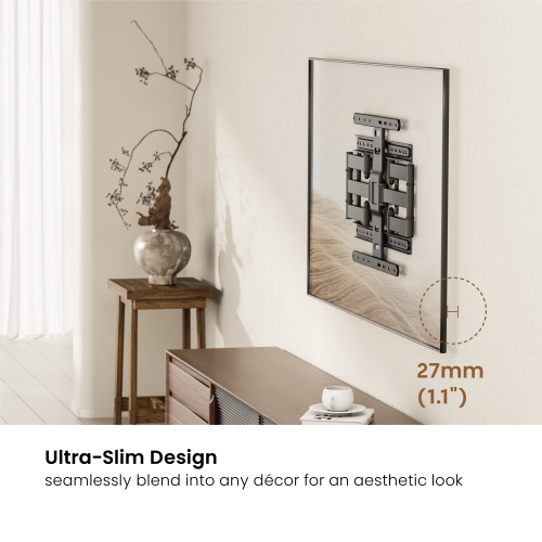 Modern Ultra-Slim Full-Motion TV Wall Mount LPA83-446 For most 37"-75" TVs from china(chinese)