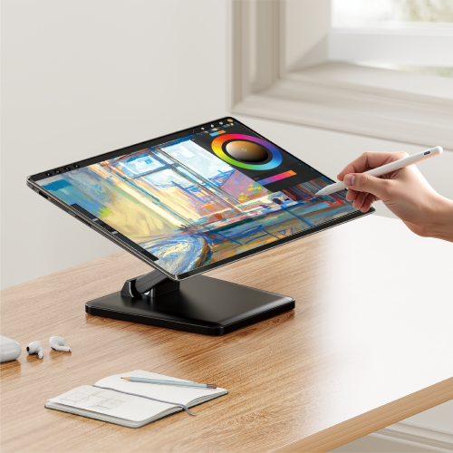 Economy Adjustable Touch Screen Monitor Stand LDT121-T01 For most 17"-27" Monitors from china(chinese)