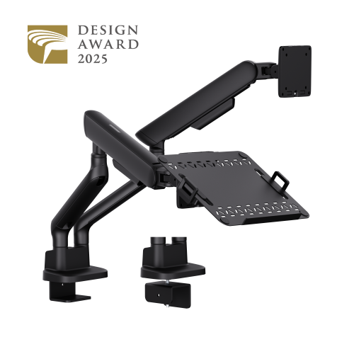 ELITE Mechanical Spring Monitor Arm with Laptop Holder LDT118-C024ML Leads the modernity by appearance and functionality. from china(chinese)