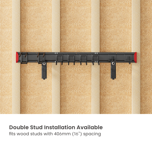 Versatile Heavy-Duty Wall Storage Rack (in 3-Piece Wall Plates) LGS01-02 Tools organized, spaces optimized. from china(chinese)