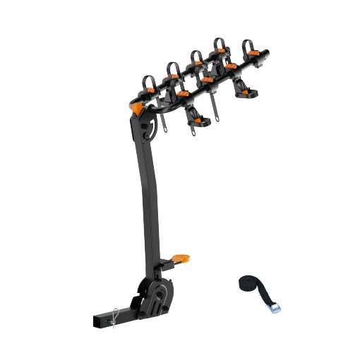 Foldable 4-Bike Hitch Rack for Cars CBR09-41H A fully foldable, no-assembly solution for carrying multiple bikes or e-bikes up to 65kg (143 lbs). from china(chinese)