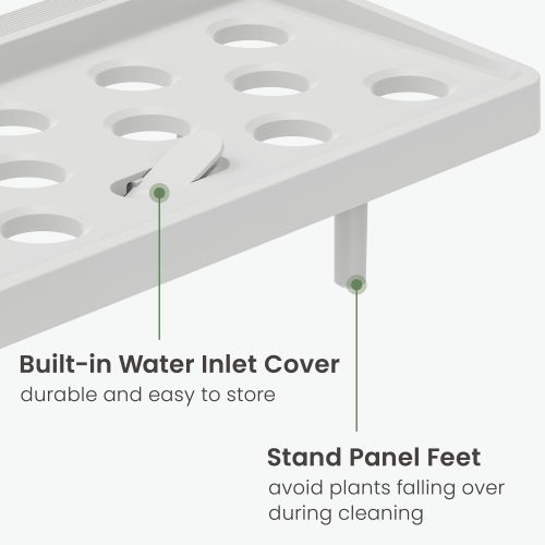 Stylish Transparent-Tank Indoor Gardening System (Basic Control Panel) HGS15-1CB Designed for Style, Built for Growth. from china(chinese)