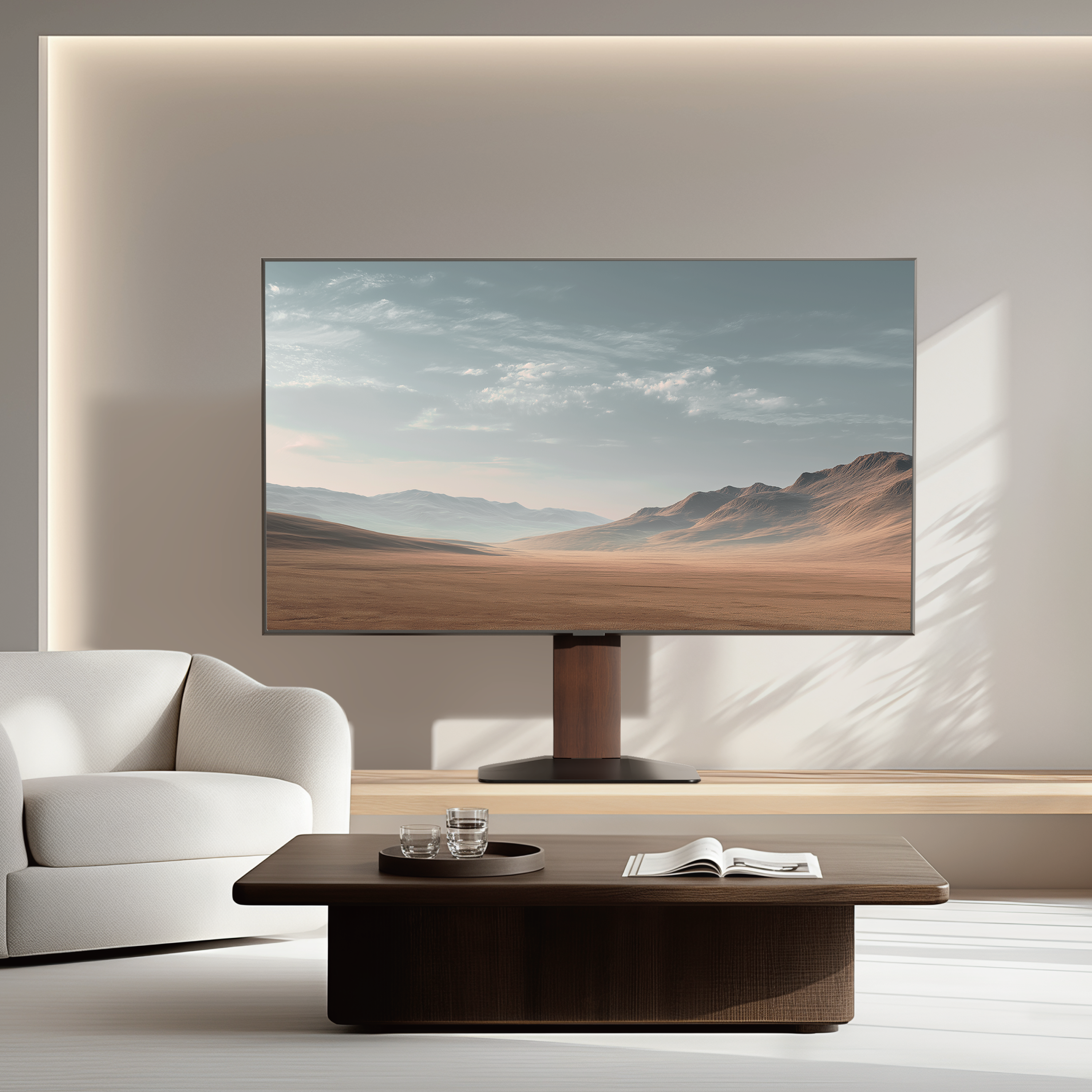 StyleLift Dual Column Tabletop TV Stand Supplier and Manufacturer