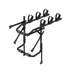 Economy Foldable Car Hitch Bike Rack for 3 Bikes