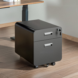 2-Drawer Locking Mobile File Cabinet