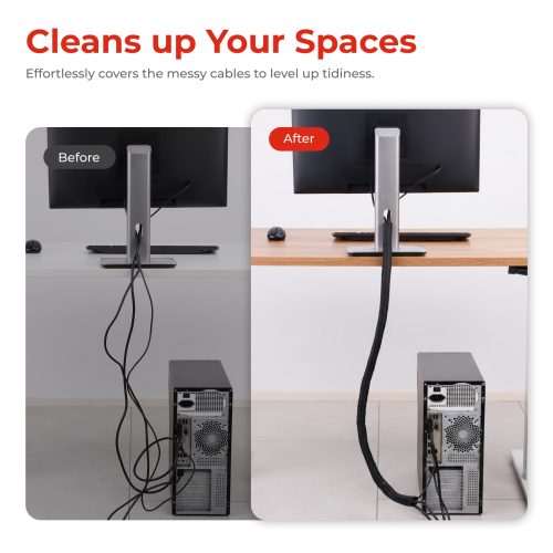 Flexiable Cable Sock (25mm/0.98" Width) SCS-25 For Cable Management from china(chinese)