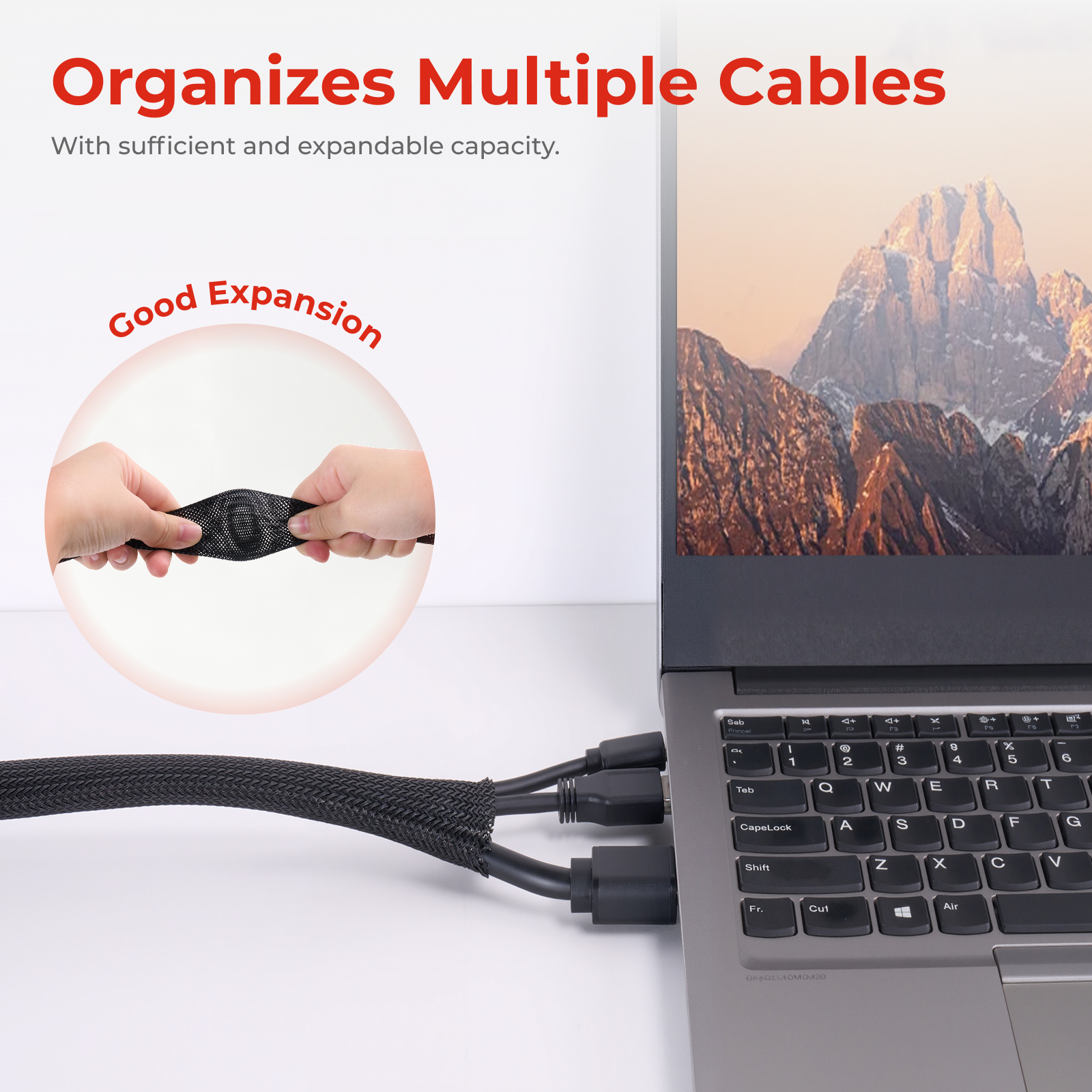 Braided Cable Sock (20mm/0.79" Width)