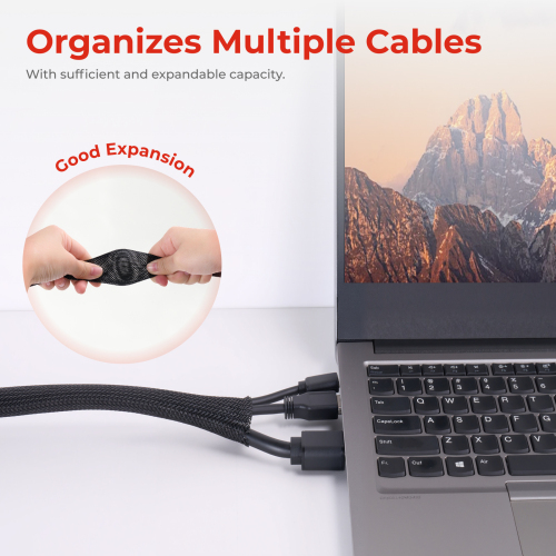 Braided Cable Sock (20mm/0.79" Width) CS-20 Perfect for TV, Home Theater, Computer, Office, Floor or Wall from china(chinese)