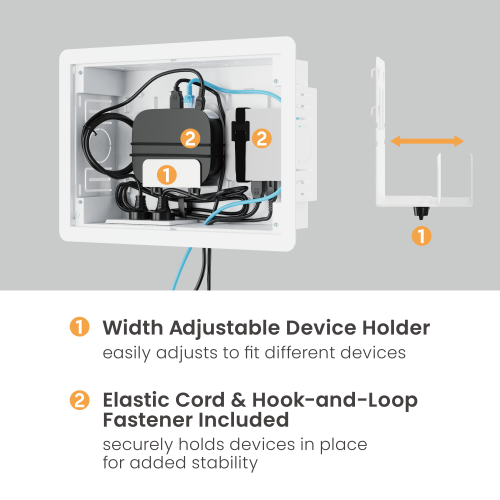  In-Wall Media Box APM13-01 Seamlessly conceals and organizes media devices and power in-wall for a sleek and flush look from china(chinese)