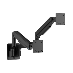 Economical Heavy-Duty Wall-Mounted Gas Spring Dual Monitor Arm
