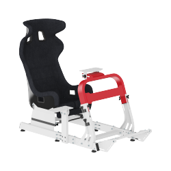 Robust Sim Racing Cockpit with Gear Shift Mount & Seat