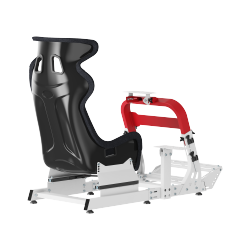  Robust Sim Racing Cockpit with Gear Shift Mount & Seat