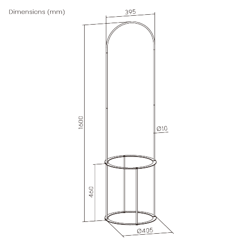 Indoor Floor Plant Stand PS02-1S Combine with LUMI’s planters for a cleaner, more elegant way to grow. from china(chinese)