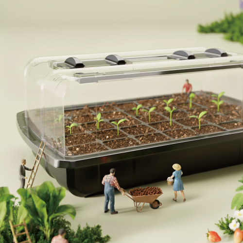 35-Cell Seed Starter Kit with Grow Lights HGS13-1CB  from china(chinese)