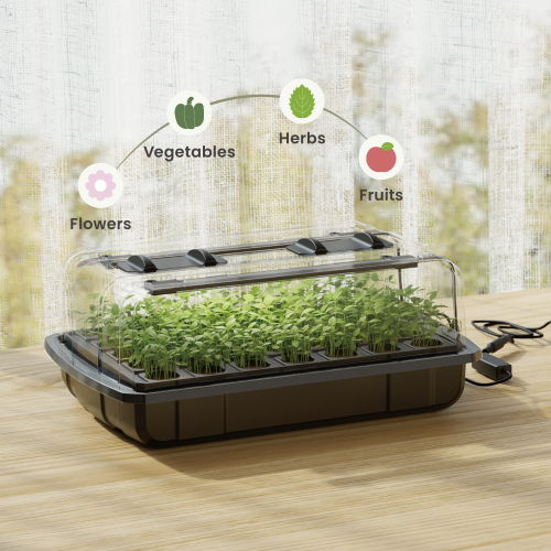 35-Cell Seed Starter Kit with Grow Lights HGS13-1CB  from china(chinese)