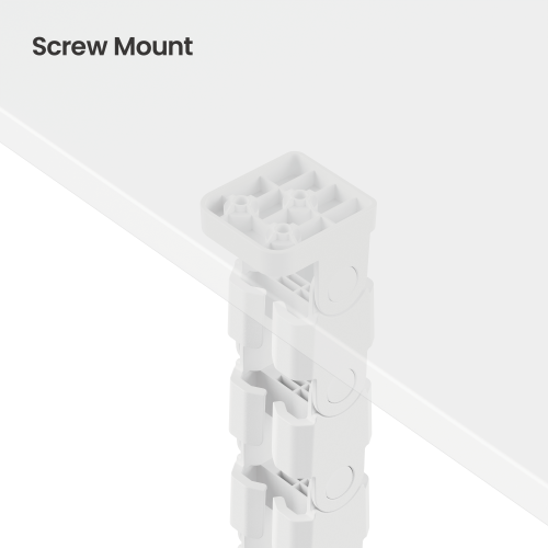 Screw-Mounted Cable Management Spine CC10-17 With Industrial Mecha Style Joint from china(chinese)