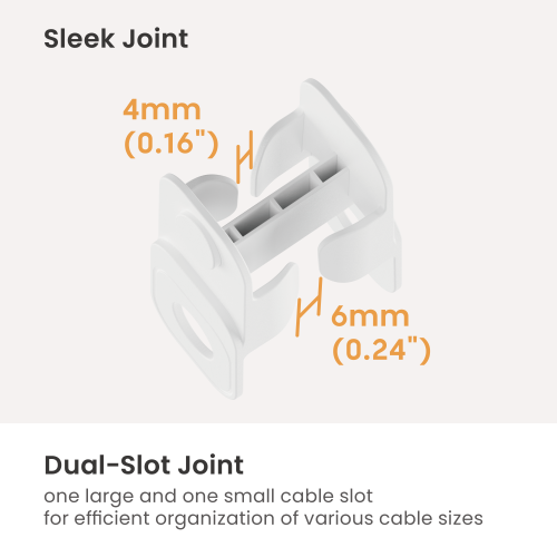 Clamp-Mounted Cable Management Spine CC10-18A With Sleek Joint from china(chinese)