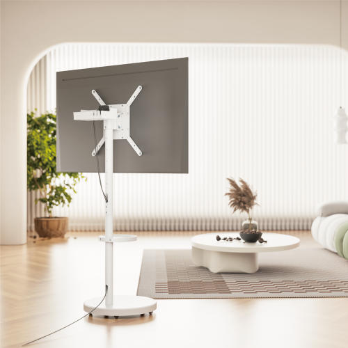 Compact Mobile TV Floor Stand FS38-44TWE Goes wherever you go — fits up to 65" TVs (VESA 400×400). from china(chinese)