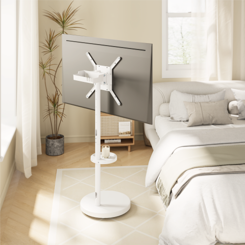 Compact Mobile TV Floor Stand FS38-44TWE Goes wherever you go — fits up to 65" TVs (VESA 400×400). from china(chinese)