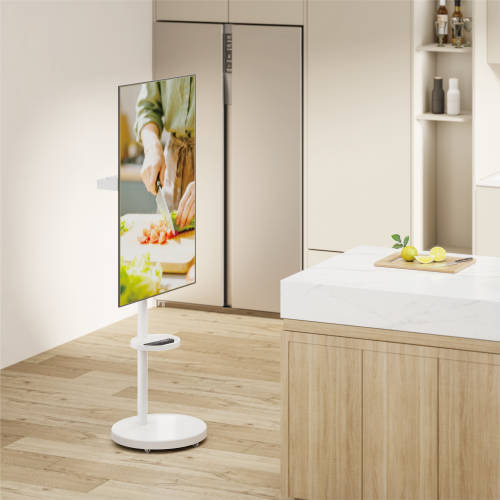 Compact Mobile TV Floor Stand FS38-44TWE Goes wherever you go — fits up to 65" TVs (VESA 400×400). from china(chinese)