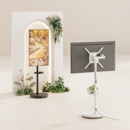 Compact Mobile TV Floor Stand FS38-44TWE Goes wherever you go — fits up to 65" TVs (VESA 400×400). from china(chinese)