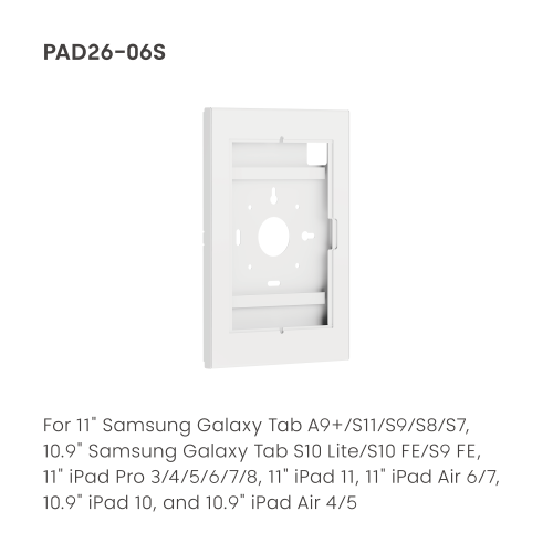 Anti-Theft Tablet Enclosure PAD26-06S For 11" Samsung Galaxy Tab A9+/S11/S9/S8/S7, 10.9" Samsung Galaxy Tab S10 Lite/S10 FE/S9 FE, 11" iPad Pro 3/4/5/6/7/8, 11" iPad 11, 11" iPad Air 6/7, 10.9" iPad 10, and 10.9" iPad Air 4/5 from china(chinese)