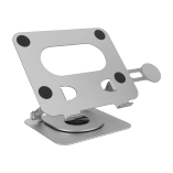 360° Rotating Foldable Stepless Adjustable Laptop Riser with Magnetic Phone Stand