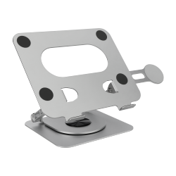 360° Rotating Foldable Stepless Adjustable Laptop Riser with Magnetic Phone Stand