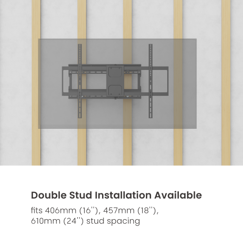 Ultra-Reach Heavy-Duty Full-Motion TV Wall Mount LPA91-683D Fits 406mm (16''), 457mm (18''), 610mm (24'') stud spacing. from china(chinese)