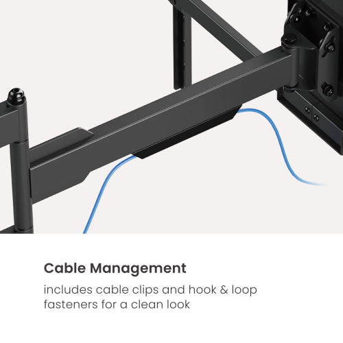 Ultra-Reach Heavy-Duty Full-Motion TV Wall Mount LPA91-6126D Fits 406mm (16''), 457mm (18''), 610mm (24'') stud spacing. from china(chinese)