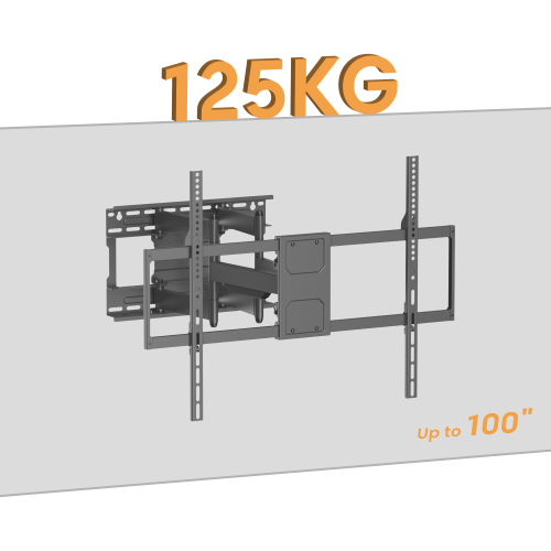 Ultra-Reach Heavy-Duty Full-Motion TV Wall Mount LPA91-686 Fits 406mm (16''), 457mm (18'') stud spacing. from china(chinese)