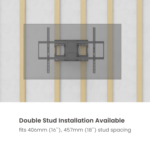Ultra-Reach Heavy-Duty Full-Motion TV Wall Mount LPA91-686 Fits 406mm (16''), 457mm (18'') stud spacing. from china(chinese)