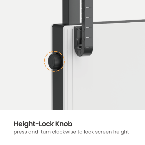 FreeLift TV Cart with Decorative Panel TTL22H-610FW Free-stop Design & Modern Look from china(chinese)