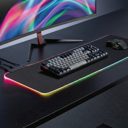 RGB Gaming Mouse Pad With USB Hub