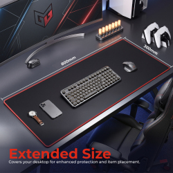 Large Gaming Mouse Pad with Stitched Edges