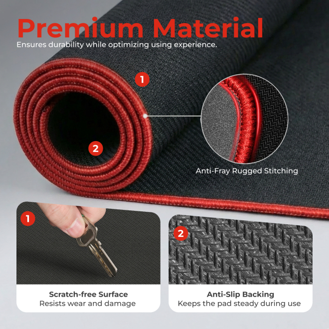 Large Gaming Mouse Pad with Stitched Edges MP06-3 The Best Cheerleader when You are Gaming from china(chinese)