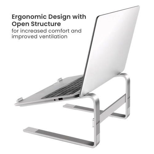 Ventilated Ultra-Slim Aluminum Laptop Stand LPS03-44 For 11”-17” laptops from china(chinese)