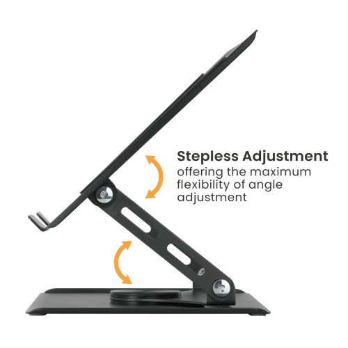 360° Rotating Foldable Stepless Adjustable Laptop Riser LPS01-11 For most 11”-17” laptops, tablets and more from china(chinese)