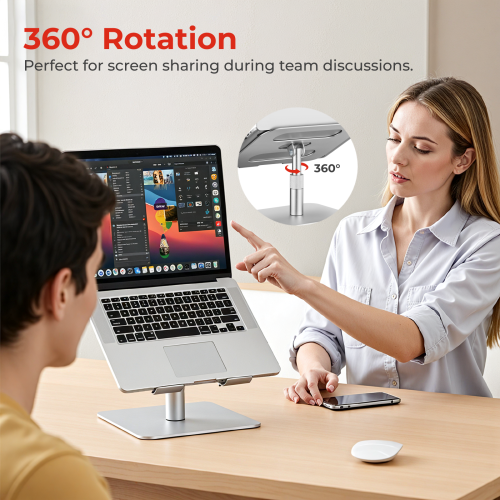 Adjustable Aluminum Laptop Riser LPS03-19 For 11"-15" laptops & tablets from china(chinese)