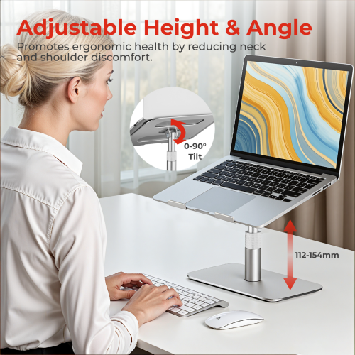 Adjustable Aluminum Laptop Riser LPS03-19 For 11"-15" laptops & tablets from china(chinese)