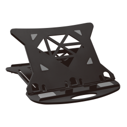Foldable Plastic Laptop Riser with Swivel Base