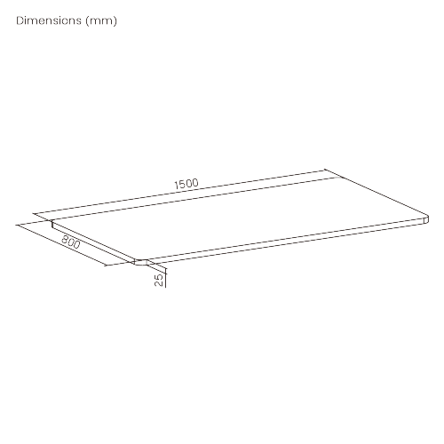 1500x800mm Wood Table Top TP15080R for Four-Leg Desks (compatible with M15-43D & M15-43R) from china(chinese)