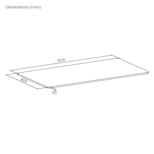 1500x800mm Cost-Effective Wood Table Top TP15080RE  for Four-Leg Desks (compatible with M13-42RE) from china(chinese)